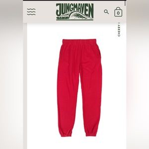 Jungmaven Small Classic Sweatpant Cherry Red